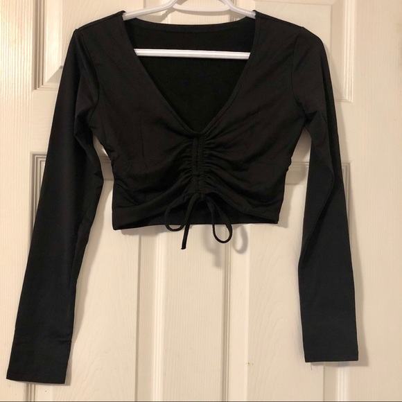 Black crop top - Picture 3 of 8